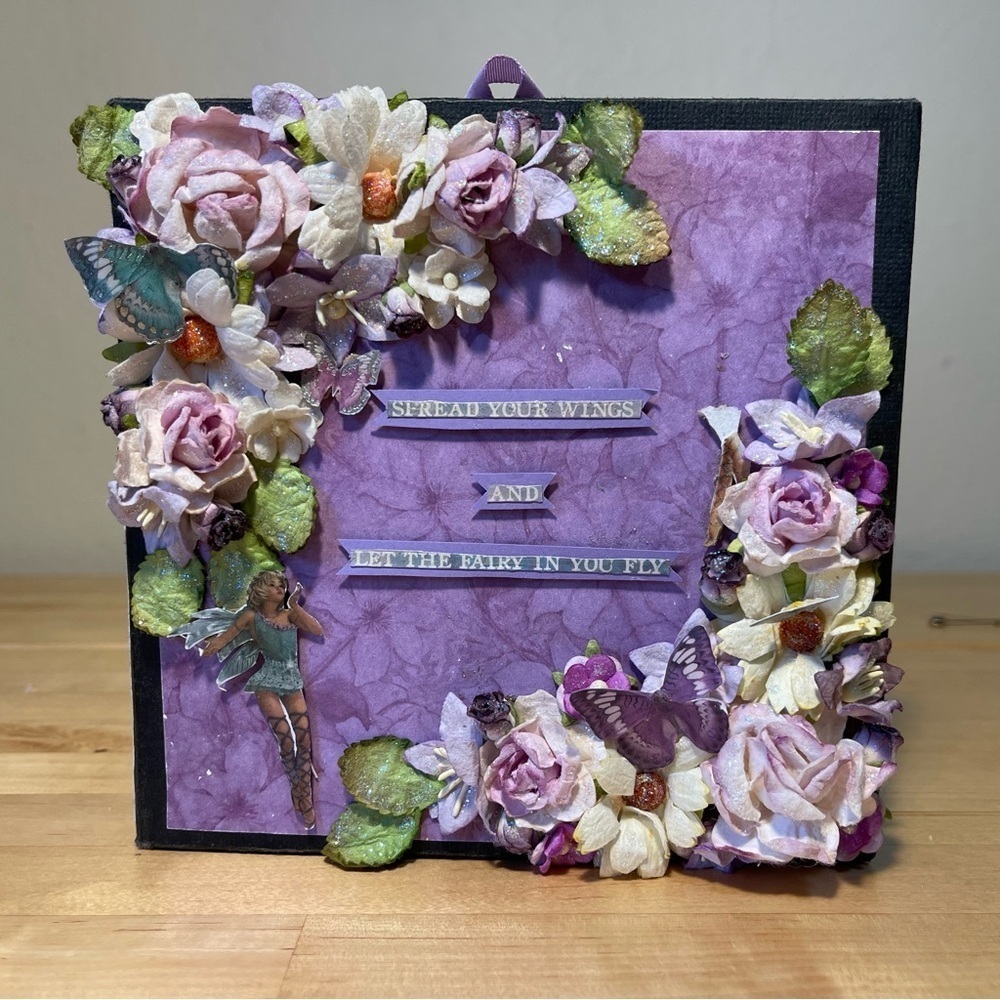Fairy Handmade Scrapbook Memory Album Interactive Journal Whimsical Gift